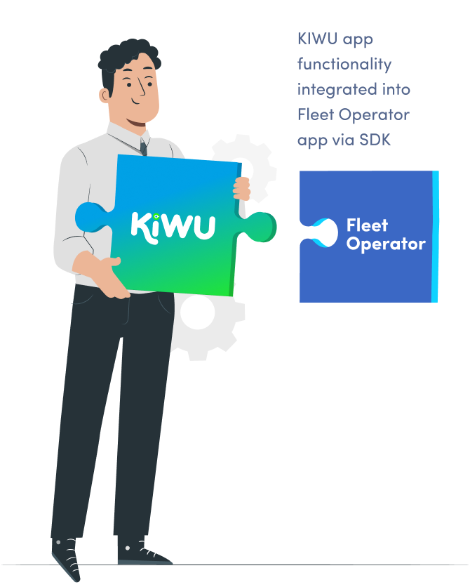 KIWU app functionality integrated into Fleet Operator app via SDK