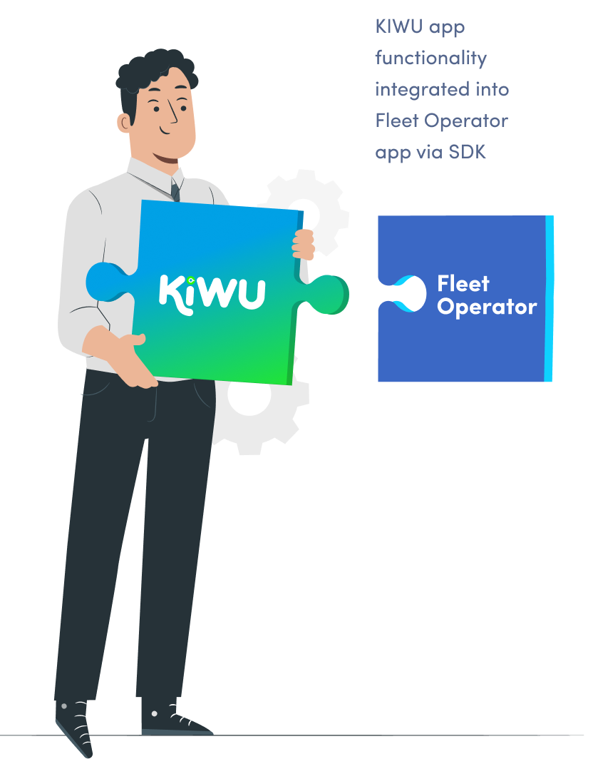KIWU app functionality integrated into Fleet Operator app via SDK